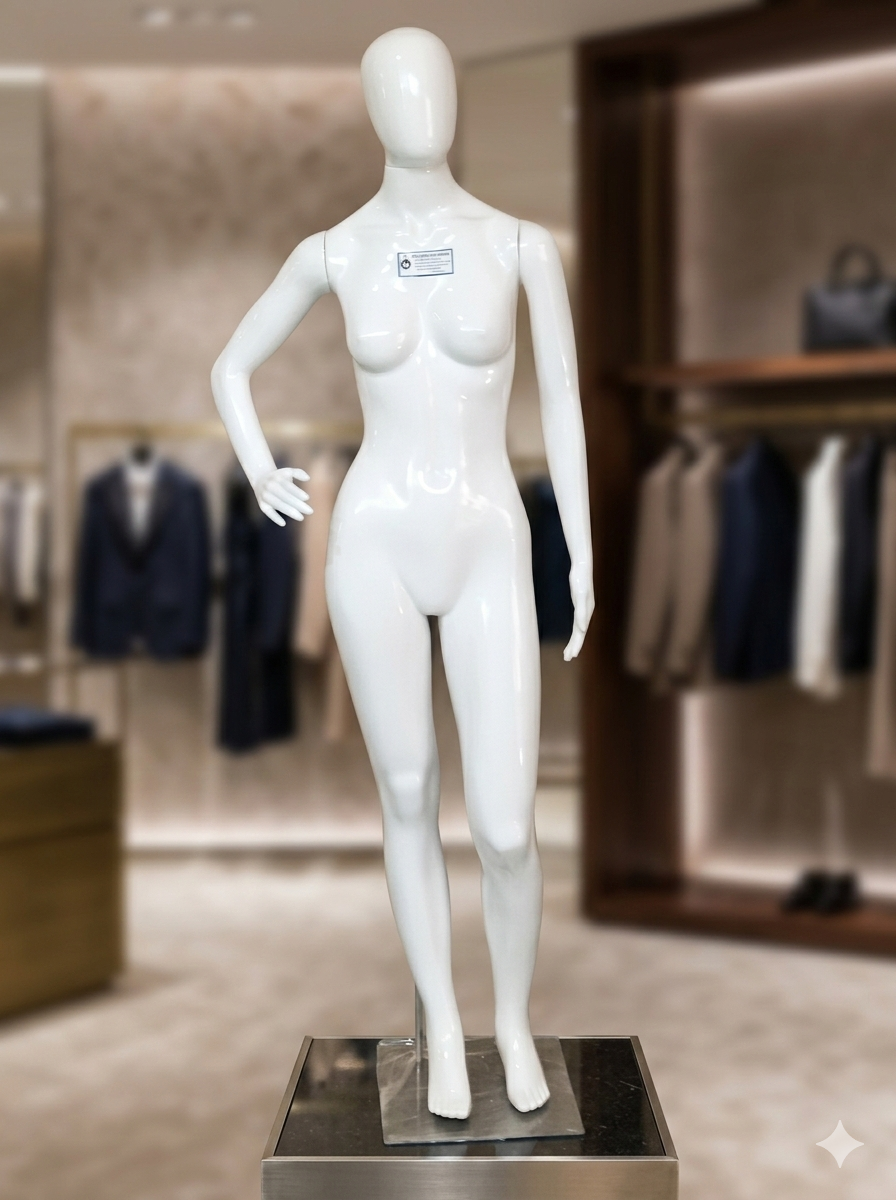 Manequim Feminina Magra!!! (BRANCO) - Imagem 2