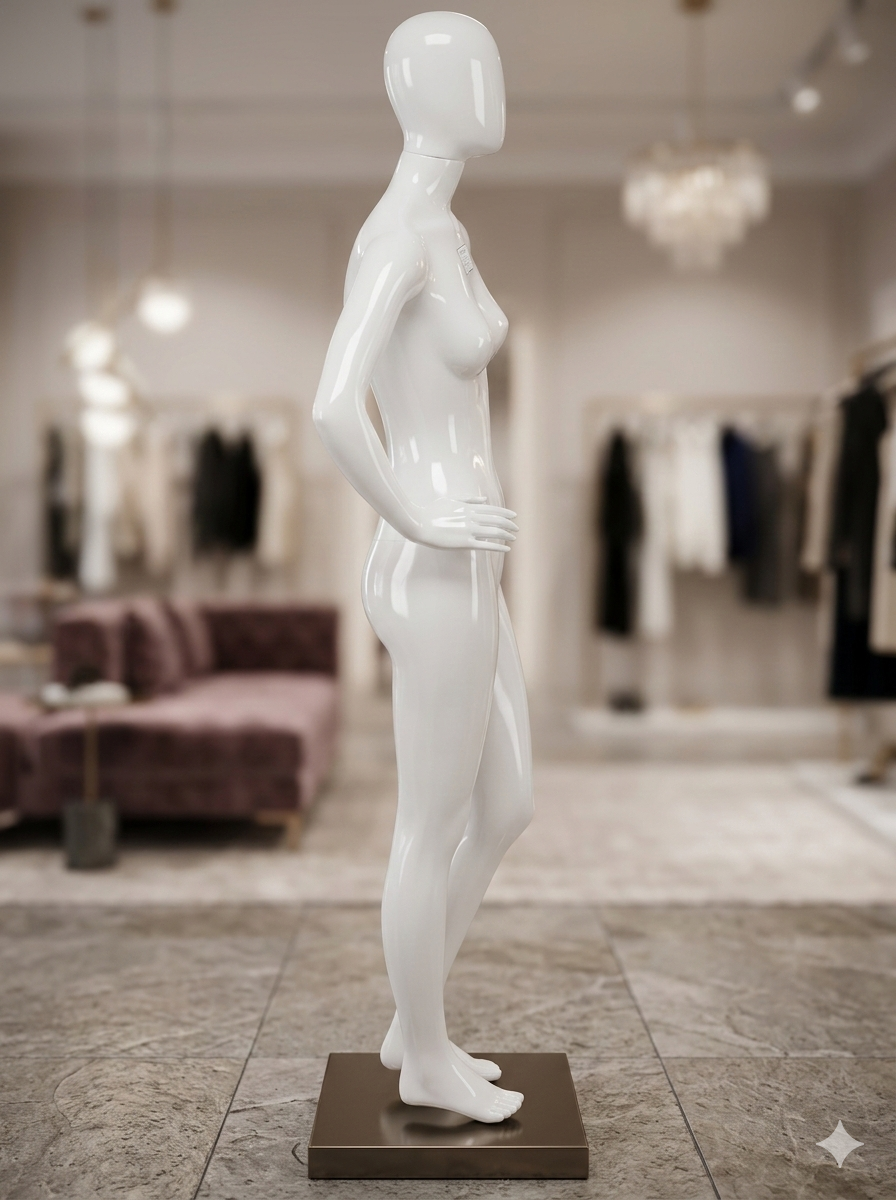 Manequim Feminina Magra!!! (BRANCO) - Imagem 4