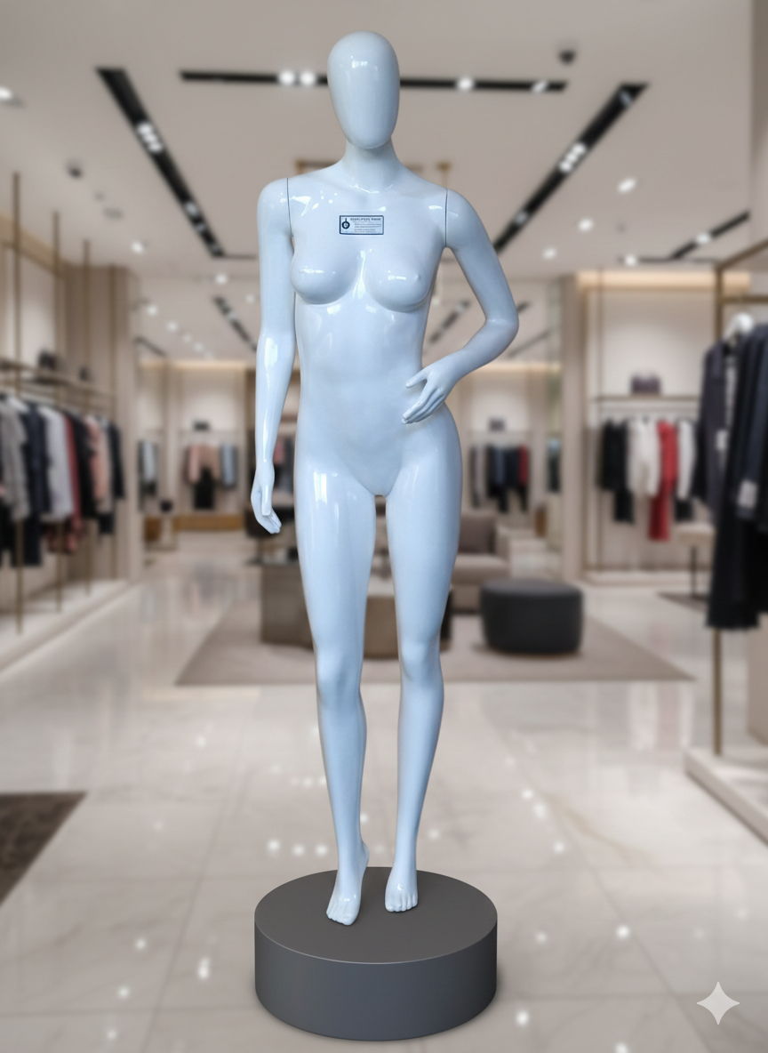 Manequim Feminina Fitness!!! (BRANCO) - Imagem 5